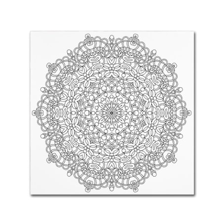 Kathy G. Ahrens 'Mixed Coloring Book 27' Canvas Art,24x24